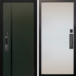 Входная дверь Аргус SMART ланцет олива софт + Под покраску