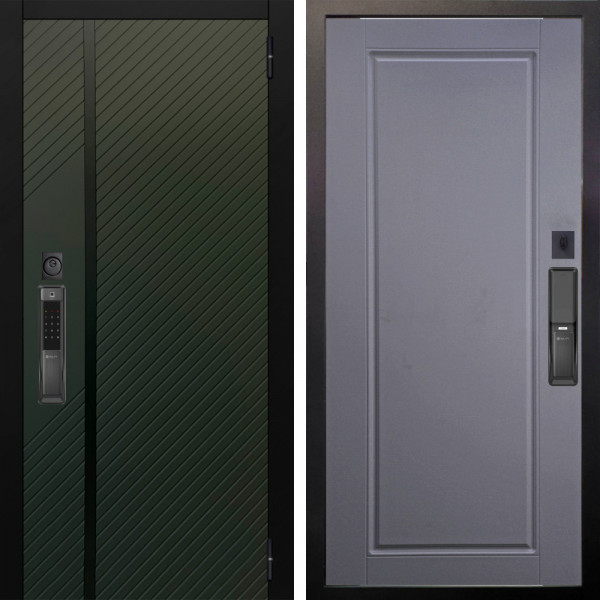 Входная дверь Аргус SMART ланцет олива софт + Тревор Силк маус