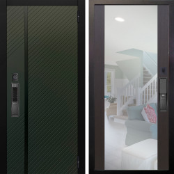 Входная дверь Аргус SMART ланцет олива софт + Вояж Венге