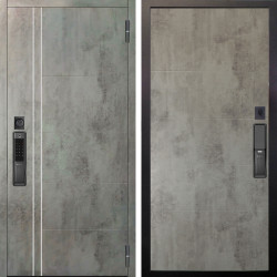 Входная дверь Аргус SMART Лофт Темный бетон + Агат Светлый бетон
