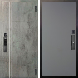 Входная дверь Аргус SMART Лофт Темный бетон + Элегант Силк маус