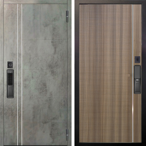 Входная дверь Аргус SMART Лофт Темный бетон + Гауда Керамика