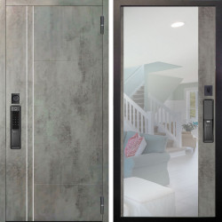 Входная дверь Аргус SMART Лофт Темный бетон + Магнум Светлый бетон