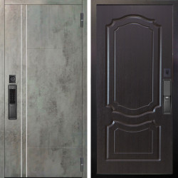 Входная дверь Аргус SMART Лофт Темный бетон + Мишель Венге