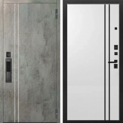 Входная дверь Аргус SMART Лофт Темный бетон + нора 4