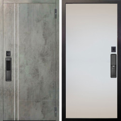 Входная дверь Аргус SMART Лофт Темный бетон + Под покраску