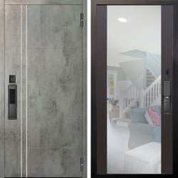 Входная дверь Аргус SMART Лофт Темный бетон + Вояж Венге