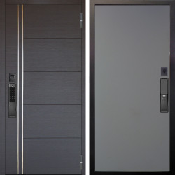 Входная дверь Аргус SMART Лофт Венге горизонт + Элегант Силк маус