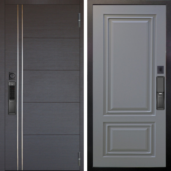 Входная дверь Аргус SMART Лофт Венге горизонт + Элион Силк маус