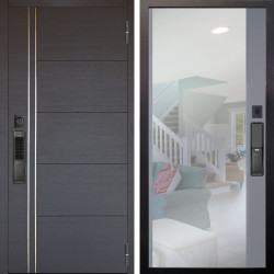 Входная дверь Аргус SMART Лофт Венге горизонт + Магнум Силк маус