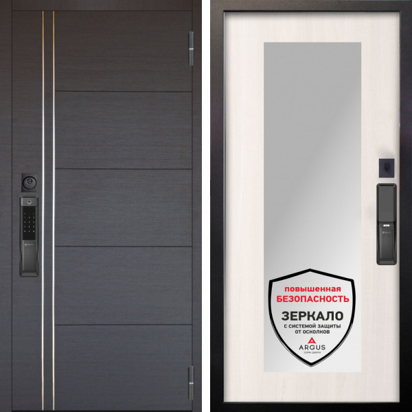Входная дверь Аргус SMART Лофт Венге горизонт + Милли Ларче светлый
