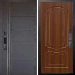 Входная дверь Аргус SMART Лофт Венге горизонт + Мишель Дуб рустикальный