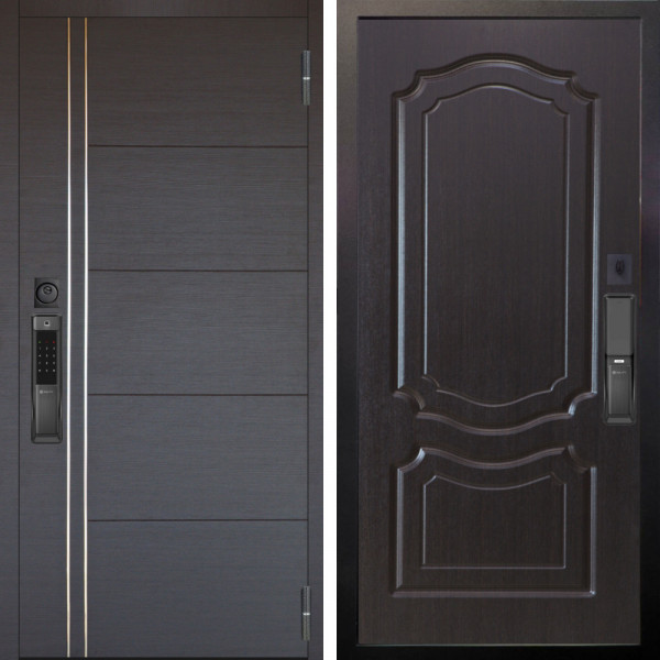 Входная дверь Аргус SMART Лофт Венге горизонт + Мишель Венге