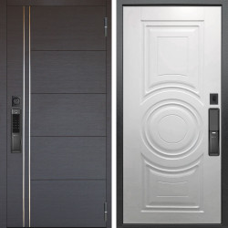 Входная дверь Аргус SMART Лофт Венге горизонт + Могадиш Софт милк