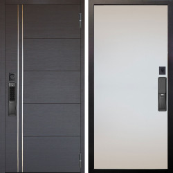 Входная дверь Аргус SMART Лофт Венге горизонт + Под покраску