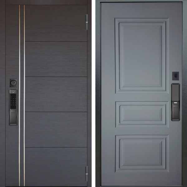 Входная дверь Аргус SMART Лофт Венге горизонт + Скиф Силк маус