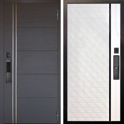 Входная дверь Аргус SMART Лофт Венге горизонт + Тори Софт милк