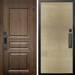 Входная дверь Аргус SMART магистр дуб кантри + Элегант Дорс светлый горизонт