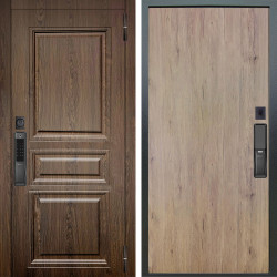 Входная дверь Аргус SMART магистр дуб кантри + Элегант Рустик соломенный