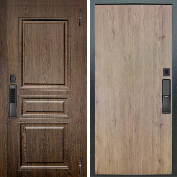 Входная дверь Аргус SMART магистр дуб кантри + Элегант Рустик соломенный