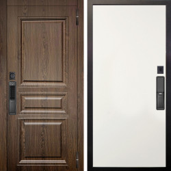 Входная дверь Аргус SMART магистр дуб кантри + Элегант Софт милк