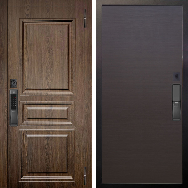 Входная дверь Аргус SMART магистр дуб кантри + Элегант Венге горизонт