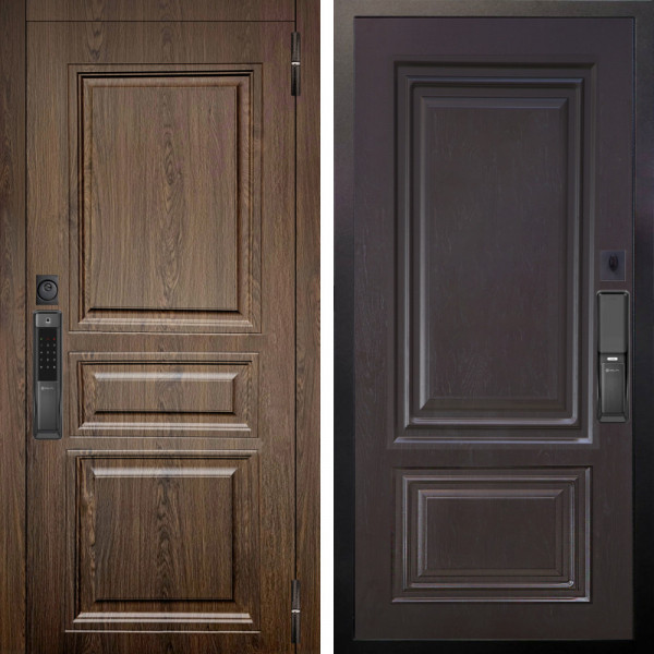 Входная дверь Аргус SMART магистр дуб кантри + Элион Горький шоколад