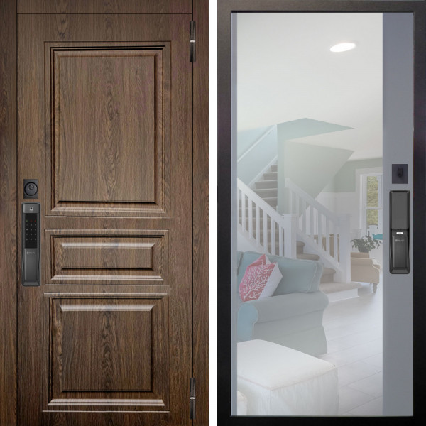 Входная дверь Аргус SMART магистр дуб кантри + Магнум Силк маус