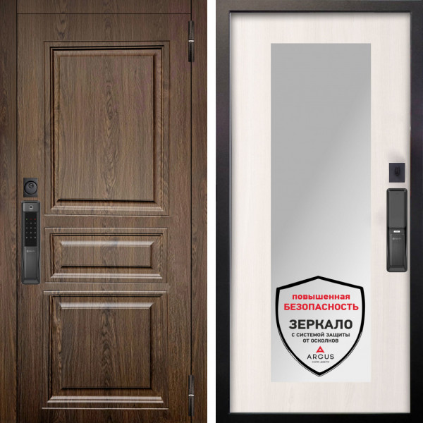 Входная дверь Аргус SMART магистр дуб кантри + Милли Ларче светлый