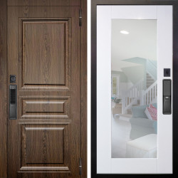 Входная дверь Аргус SMART магистр дуб кантри + Милли Роял вуд белый