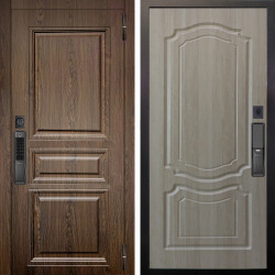 Входная дверь Аргус SMART магистр дуб кантри + Мишель Ларче светлый