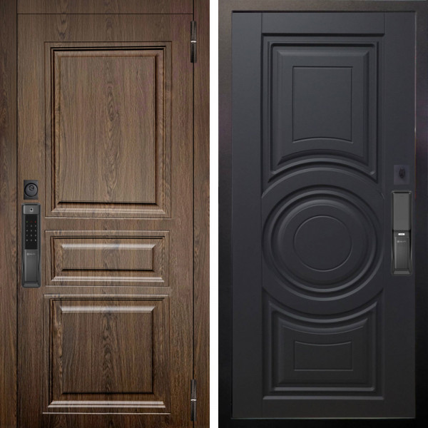 Входная дверь Аргус SMART магистр дуб кантри + Могадиш Черный софт.jpg