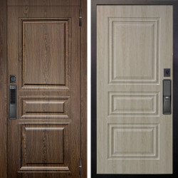 Входная дверь Аргус SMART магистр дуб кантри + Скиф Дуб филадельфия крем