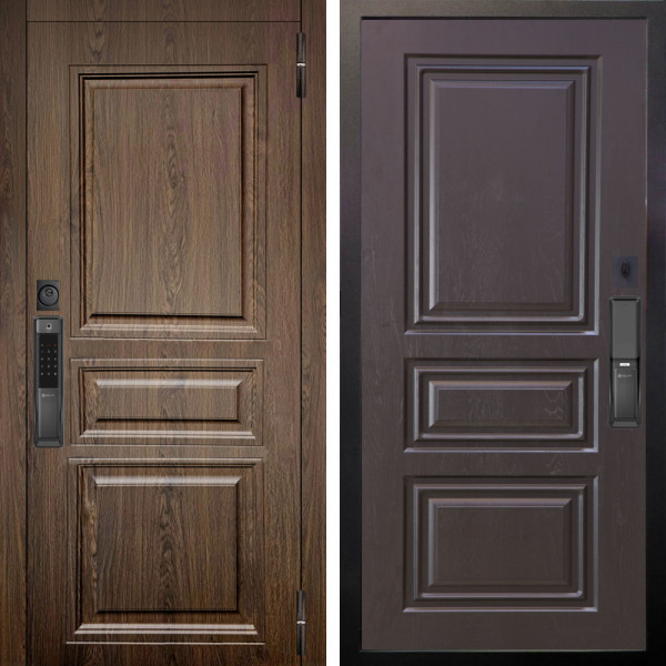 Входная дверь Аргус SMART магистр дуб кантри + Скиф Горький шоколад