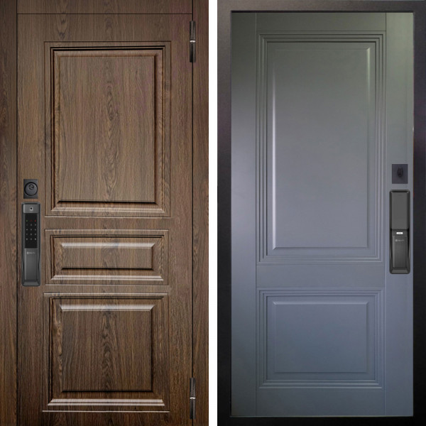 Входная дверь Аргус SMART магистр дуб кантри + Соло Антрацит