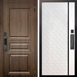 Входная дверь Аргус SMART магистр дуб кантри + Тори Софт милк