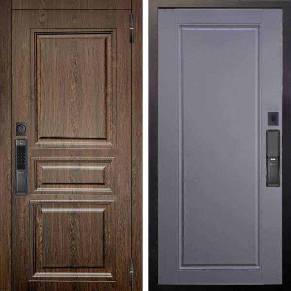 Входная дверь Аргус SMART магистр дуб кантри + Тревор Силк маус