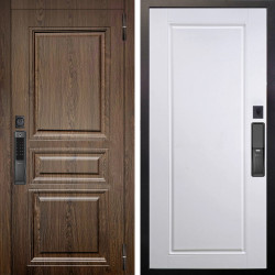 Входная дверь Аргус SMART магистр дуб кантри + Тревор Софт милк