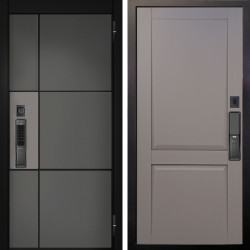 Входная дверь Аргус SMART мичиган силк титан силк муссон + Ариана Серая эмаль
