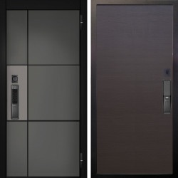 Входная дверь Аргус SMART мичиган силк титан силк муссон + Элегант Венге горизонт