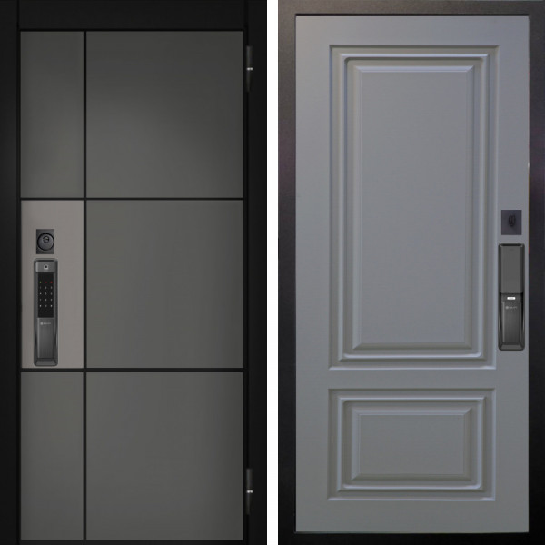 Входная дверь Аргус SMART мичиган силк титан силк муссон + Элион Силк маус