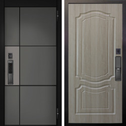 Входная дверь Аргус SMART мичиган силк титан силк муссон + Мишель Ларче светлый