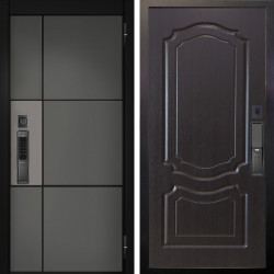 Входная дверь Аргус SMART мичиган силк титан силк муссон + Мишель Венге