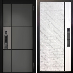 Входная дверь Аргус SMART мичиган силк титан силк муссон + Тори Софт милк