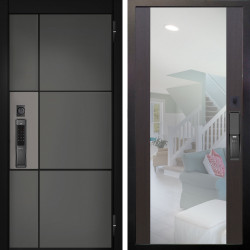 Входная дверь Аргус SMART мичиган силк титан силк муссон + Вояж Венге