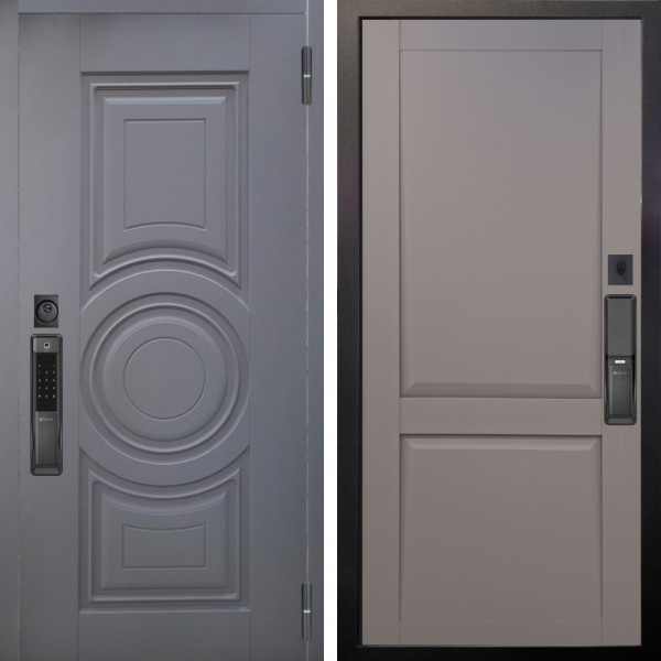 Входная дверь Аргус SMART Могадиш Силк флай + Ариана Серая эмаль