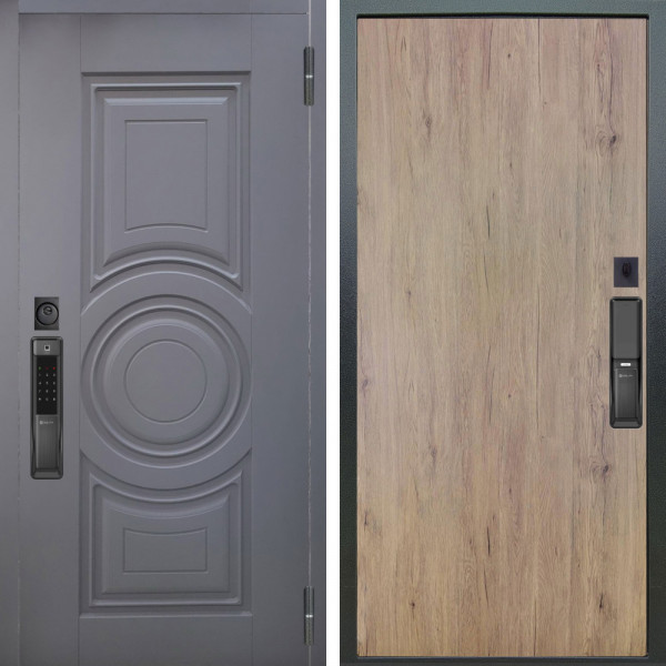 Входная дверь Аргус SMART Могадиш Силк флай + Элегант Рустик соломенный