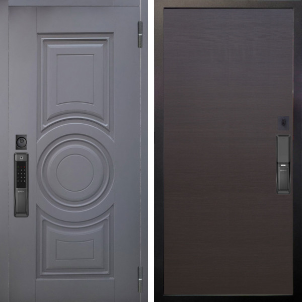 Входная дверь Аргус SMART Могадиш Силк флай + Элегант Венге горизонт