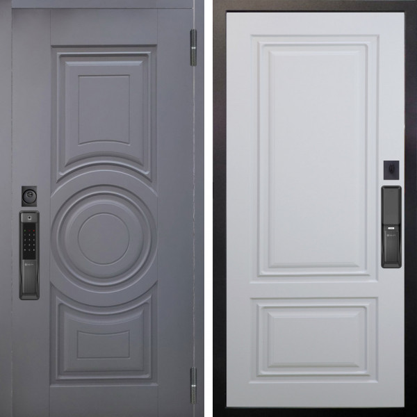 Входная дверь Аргус SMART Могадиш Силк флай + Элион Софт милк