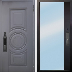 Входная дверь Аргус SMART Могадиш Силк флай + Магнум Черный софт